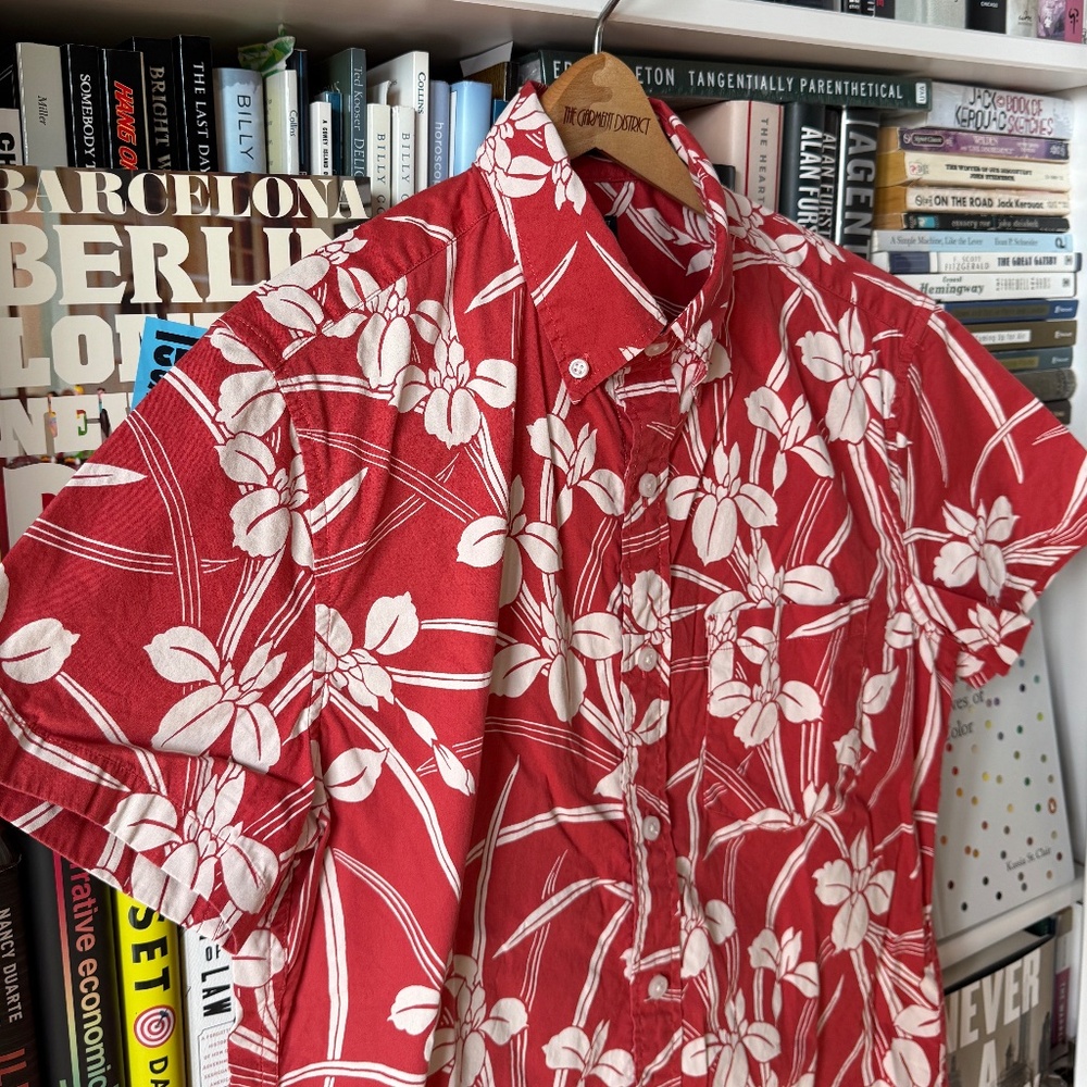 J Crew | S | Slim S/S Hawaiian Shirt